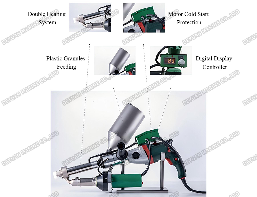 LST620 Granules Extrusion Welder-DEYUAN MARINE6