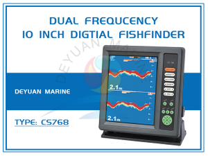 Dual Frequcency 10 Inch Digtial Fishfinder