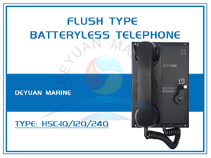 Flush Type Single-Way/Multi-Way Batteryless Telephone