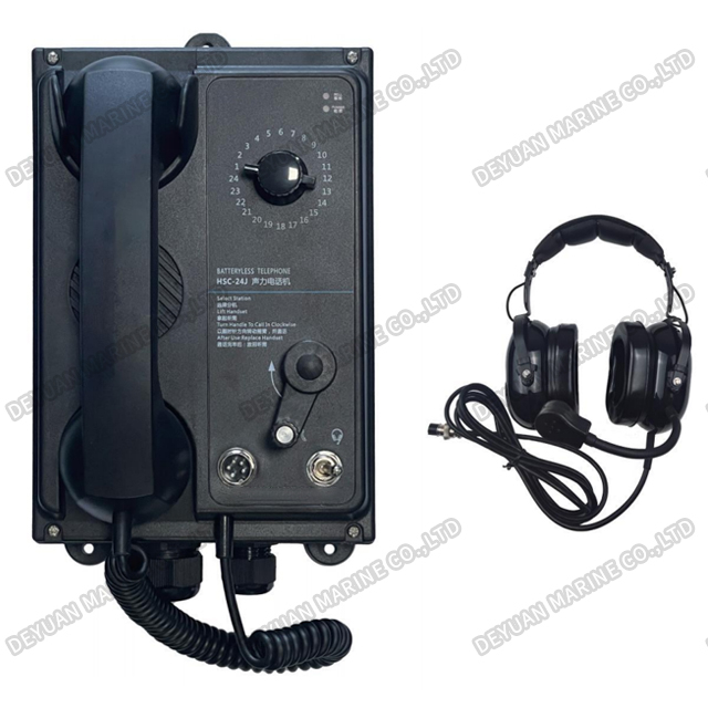 Single-way/Multi-way Batteryless Telephone With Noise-proof Headset