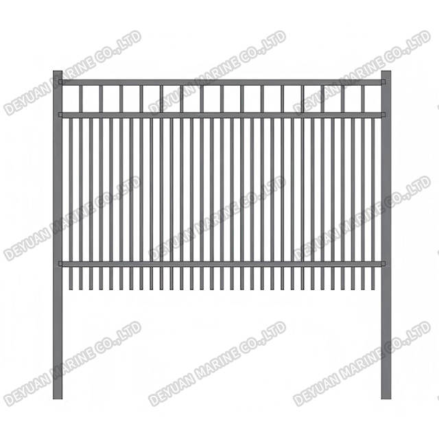 Strong And Durable Aluminum Fence 