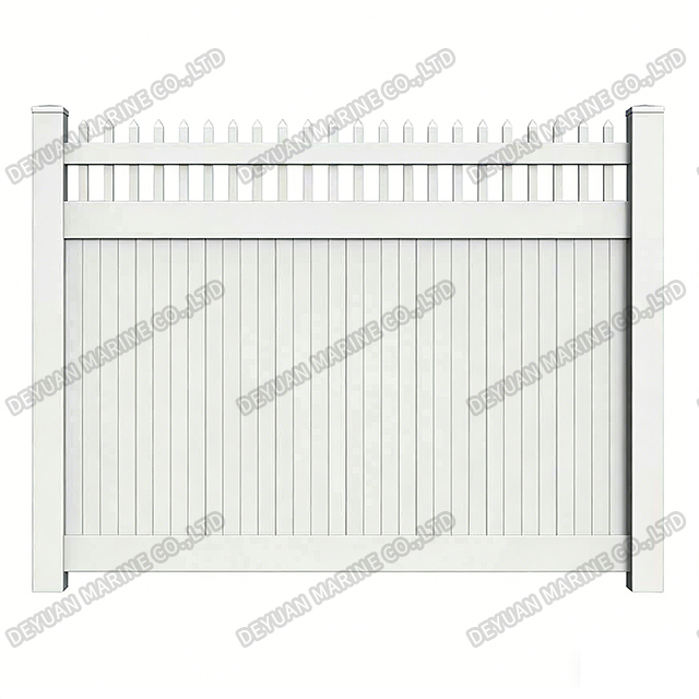 PVC Privacy Fence Style