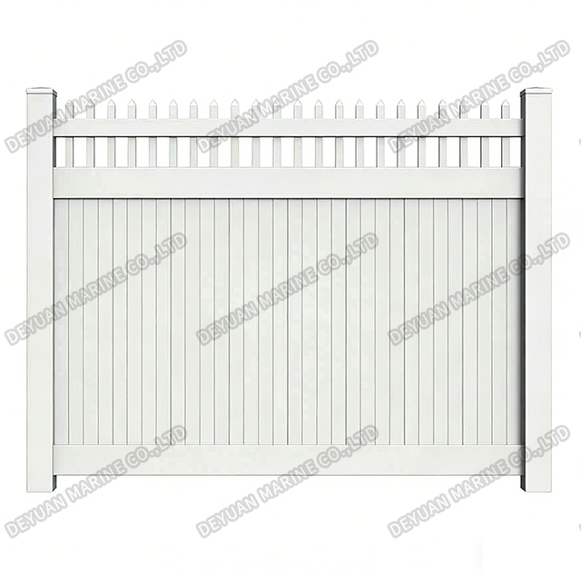 PVC Privacy Fence Style