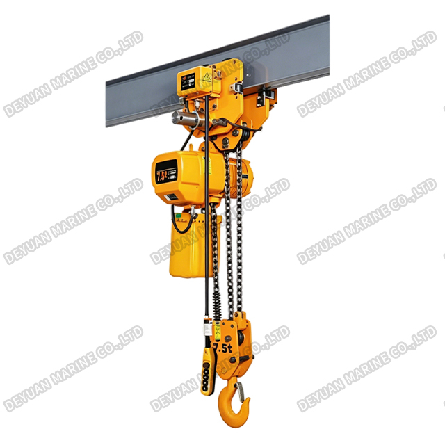 7.5t Electric Trolley Type Chain Hoist (Treble Chain)