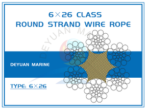 6×26 Class Round Strand Wire Rope
