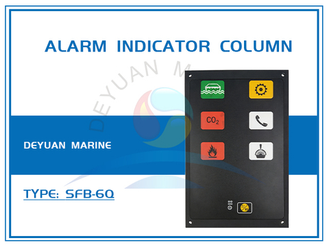 SFB-6Q Alarm Indicator Column For E/R Group Alarm Panel