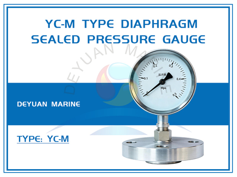 YC-M Type Diaphragm Sealed Pressure Gauge