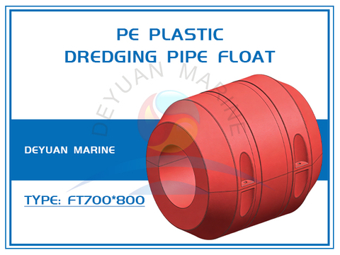 PE Plastic Dredging Pipe Float FT700*800 