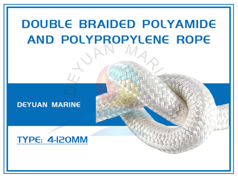 Double Braided Polyamide And Polypropylene Rope