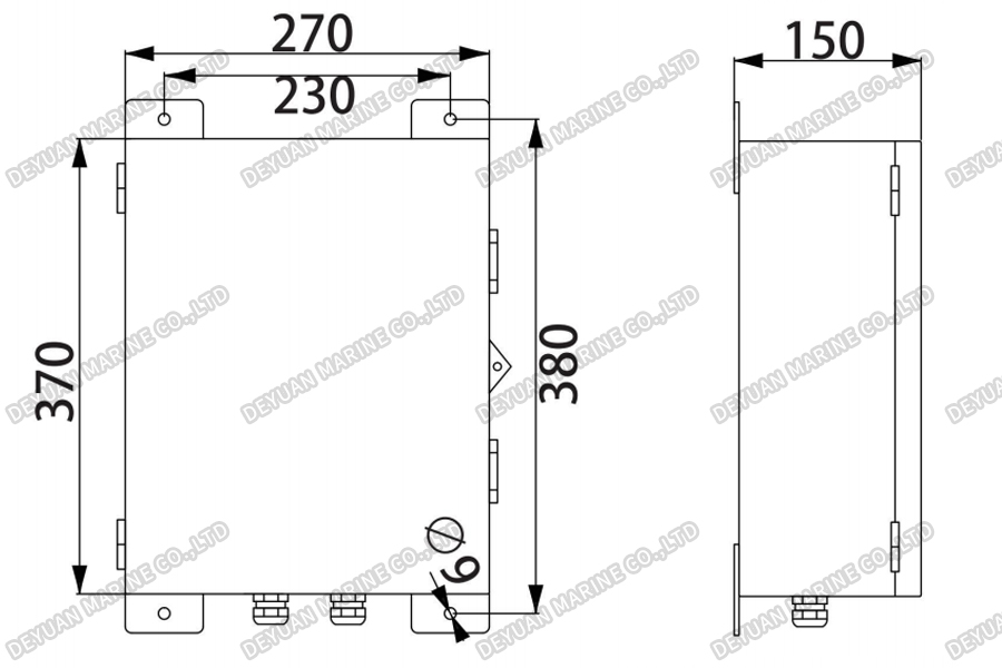 Weatherproof Public Address Remote Control Station-DEYUAN MARINE2