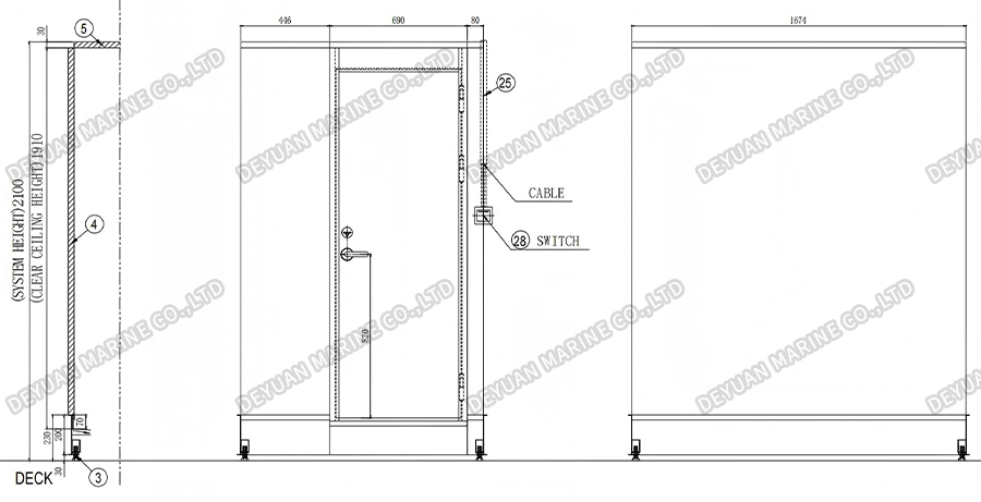 Marine Wet Sanitary Unit T1 Type-DEYUAN MARINE7