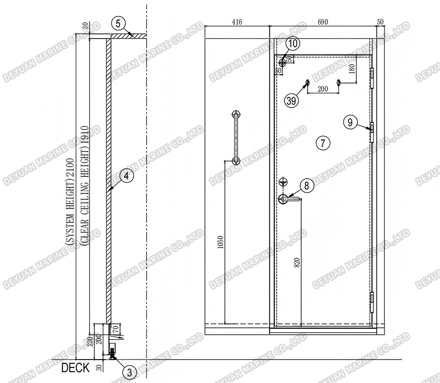 Marine Wet Sanitary Unit T2 Type-DEYUAN MARINE5