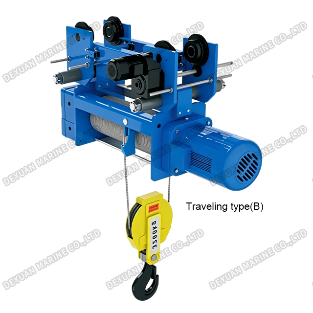 SH Type Electric Wire Rope Hoist (1/2 Rope Reeving)