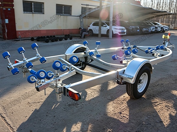 12T Tri-Axle Fully Galvanized SZ-12 Heavy-Duty Boat Trailer 