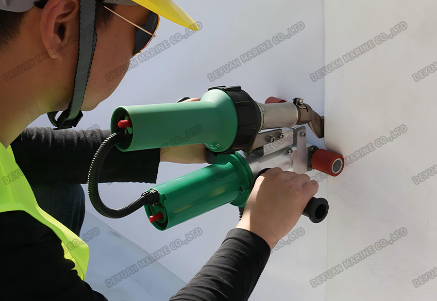 LST-ATC Roof Hot Air Welding Machine-DEYUAN MARINE4