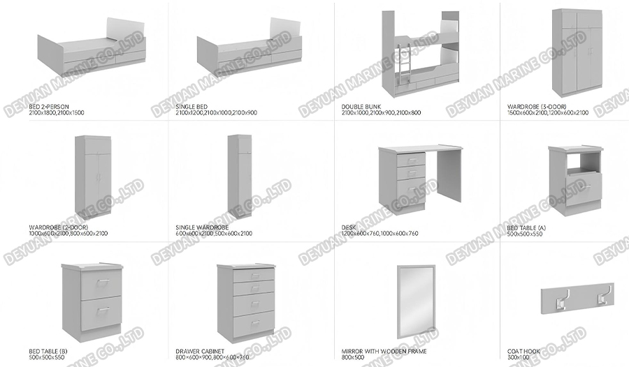 Cabin Room Furniture-DEYUAN MARINE3