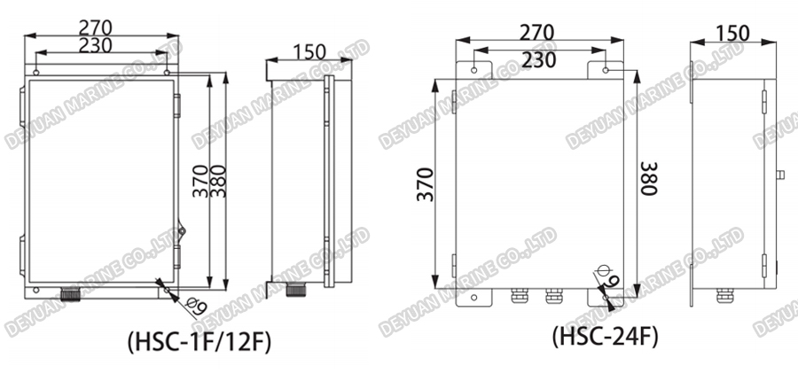 Weather-proof Batteryless Telephone -DEYUAN MARINE3