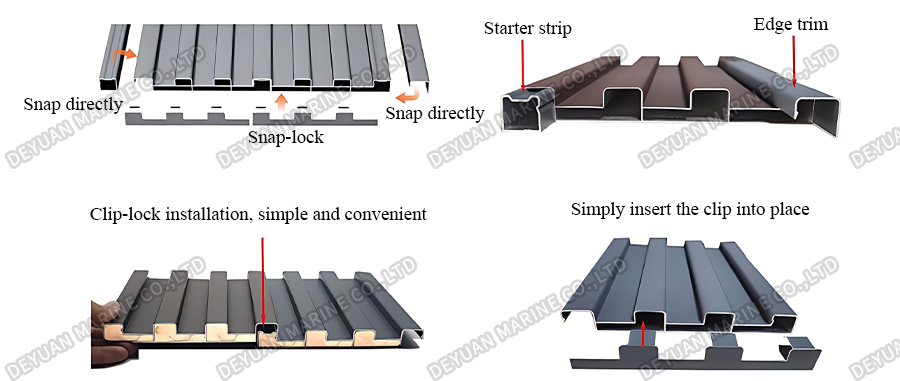 Great Wall Insulated Aluminum Roof Tile-DEYUAN MARINE7.