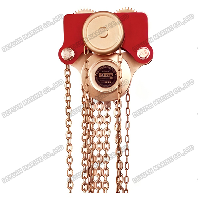 Explosion-Proof Low Headroom Traveling Hand Chain Hoist 
