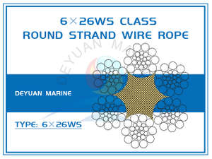 6×26WS Class Round Strand Wire Rope