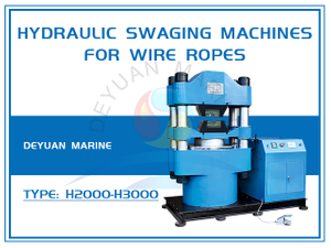 Hydraulic Swaging Machines For Wire Ropes
