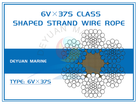 6V×37S Class Shaped Strand Wire Rope