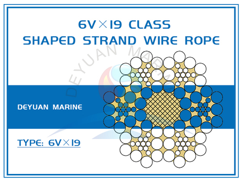6V×19 Class Shaped Strand Wire Rope