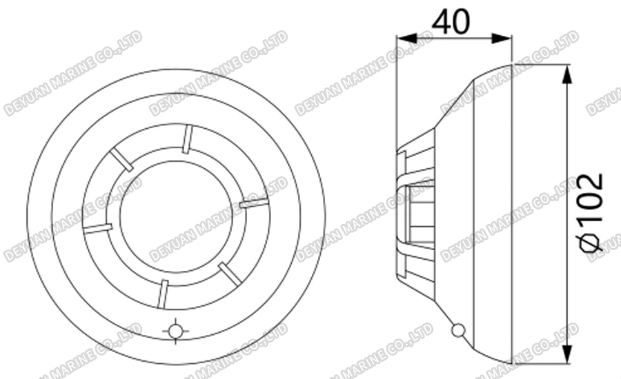 JTY-GD-ZM992 Smoke Detector-DEYUAN MARINE2