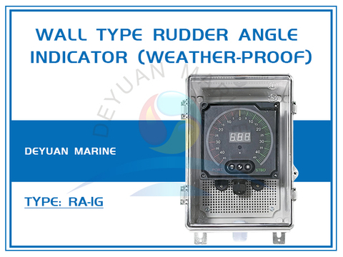 RA-1G Wall Type Rudder Angle Indicator (Weather-proof)