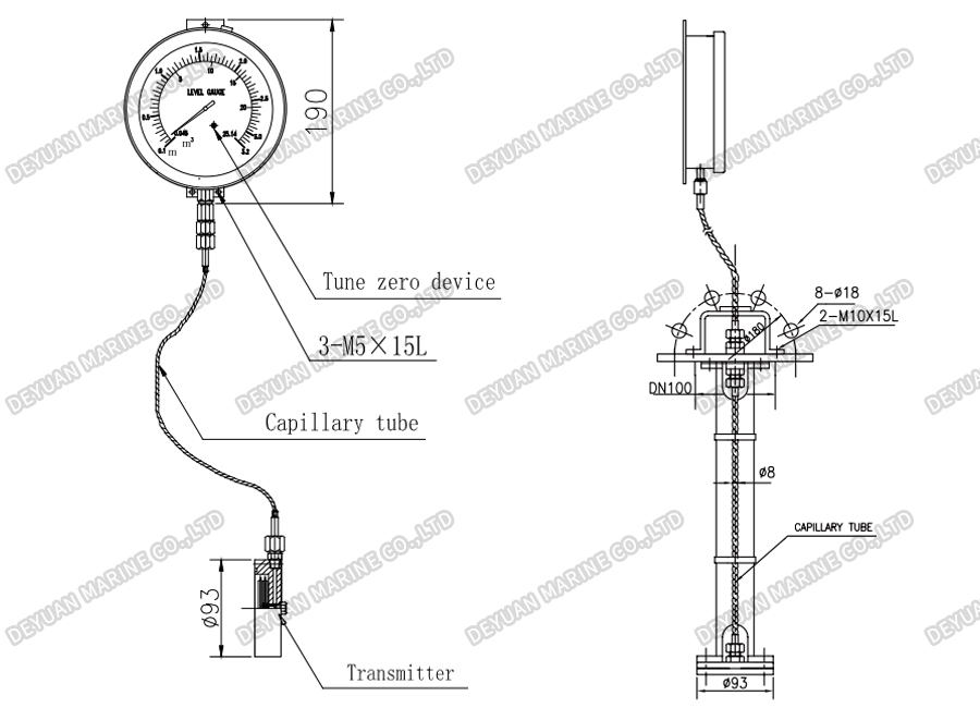 HB-SPCG Self-Powered Content Gauge-DEYUAN MARINE2