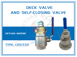 Deck Valve/Self-Closing Valve