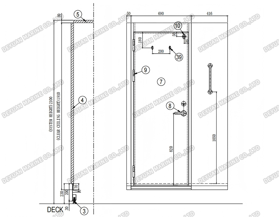 Marine Wet Sanitary Unit T1 Type-DEYUAN MARINE5