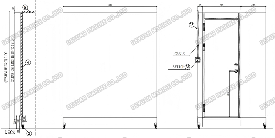 Marine Wet Sanitary Unit T2 Type-DEYUAN MARINE7
