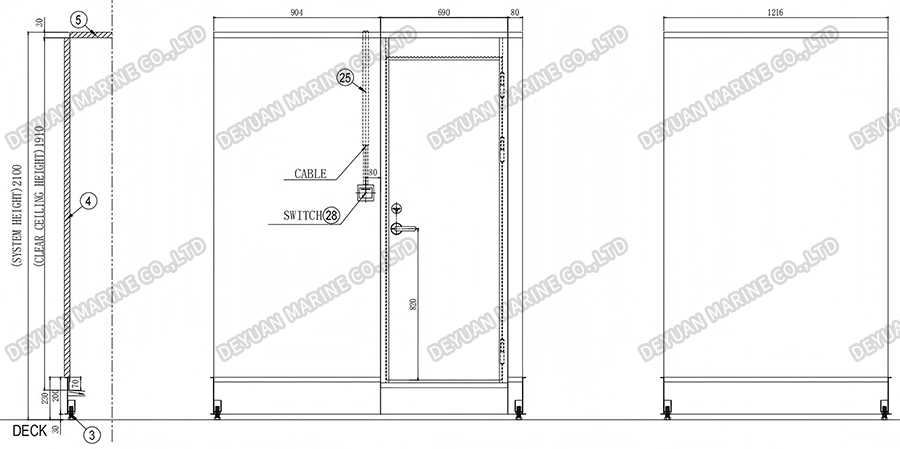 Marine Wet Sanitary Unit T4 Type-DEYUAN MARINE8