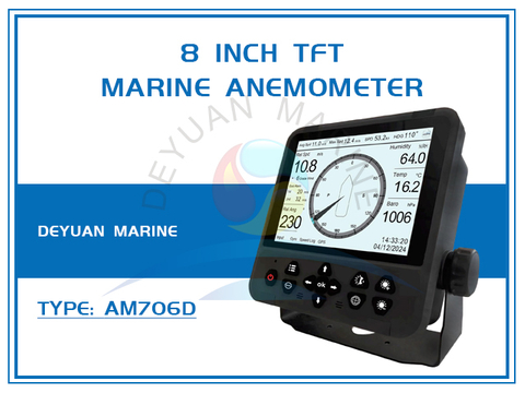 8 Inch TFT Marine Anemometer