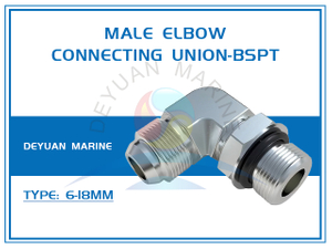 Male Elbow Connecting Union-BSPT