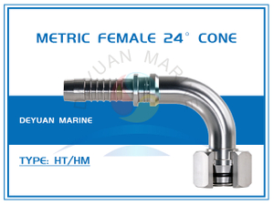 Metric Female 24°Cone