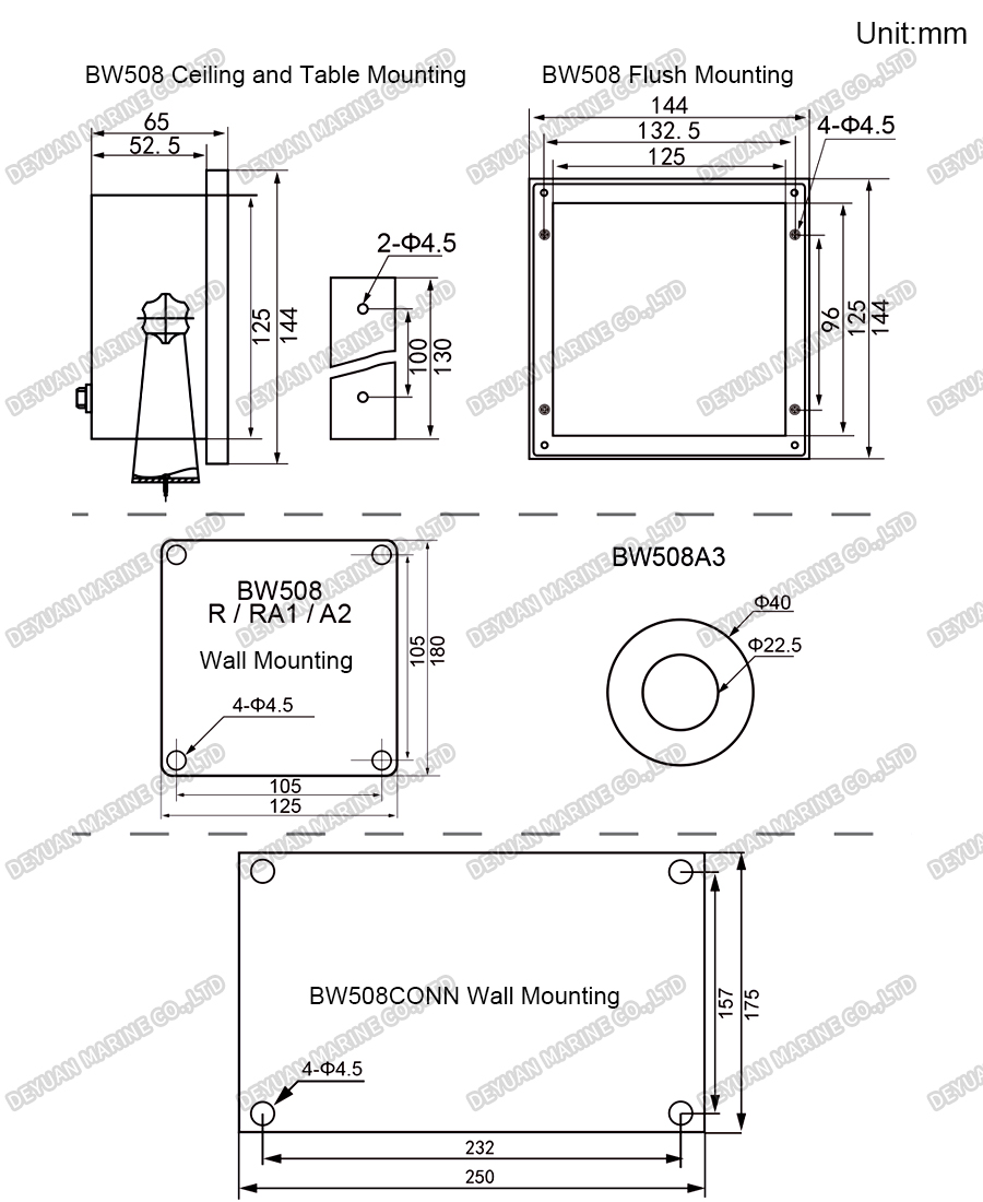 Bridge Navigational Watch Alarm System-DEYUAN MARINE 4