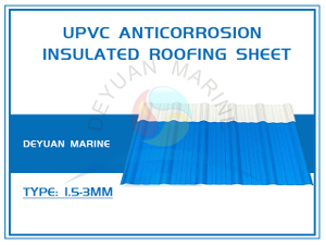 UPVC Anticorrosion Insulated Roofing Sheet