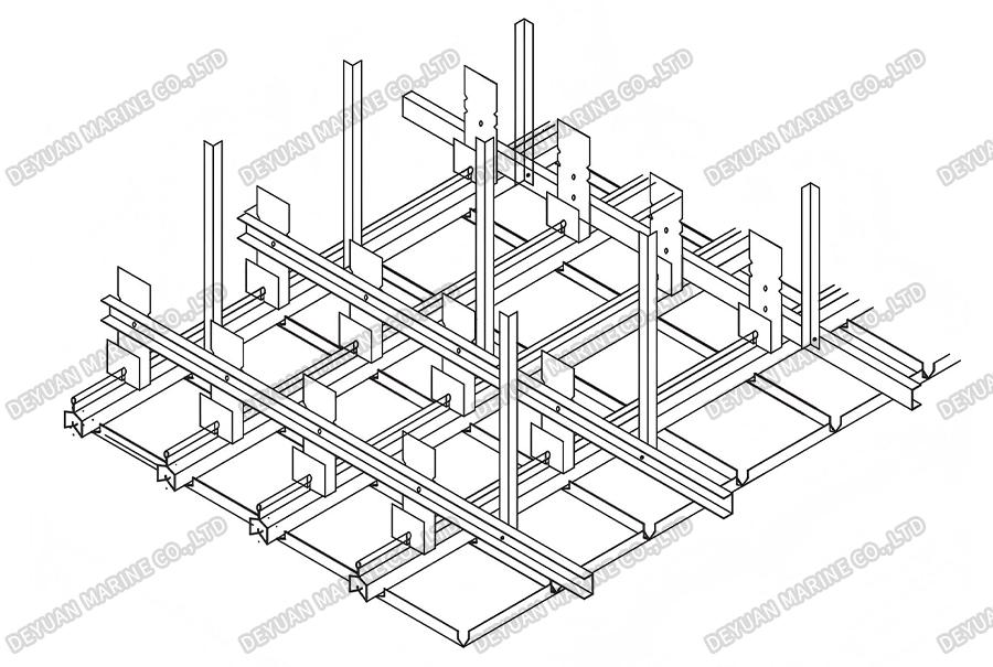 Square Type Ceiling Panel-DEYUAN MARINE3