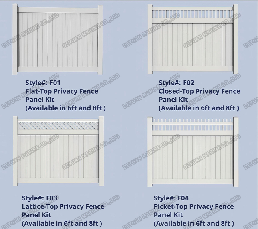 PVC Privacy Fence-DEYUAN MARINE6