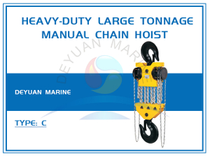 Large Tonnage Manual Chain Hoist