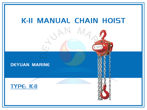 Marine K-II Hand Chain Hoist