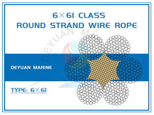 6×61 Class Round Strand Wire Rope