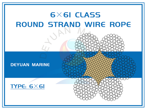 6×61 Class Round Strand Wire Rope