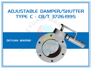Circular Adjustable Sealed Type Damper CB/T 3726-1995 Type B