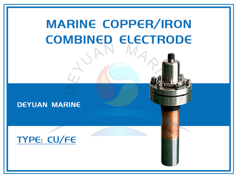 Marine Copper/Iron Combined Electrode