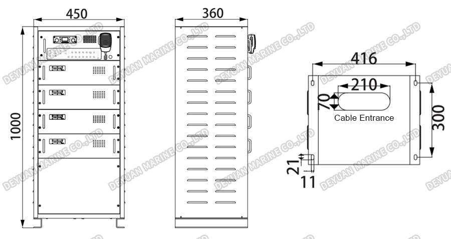 HKD-2X□T Marine Amplifier-DEYUAN MARINE2