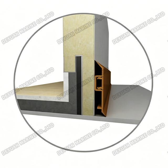 Panels For Division Bulkhead Between Wet Room And Dry Room