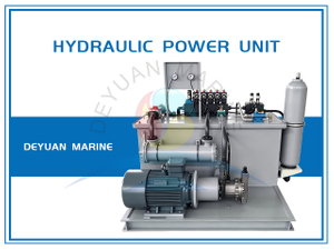 Marine Ship Hydraulic Power Pack Unit For 100T Shark Jaw 